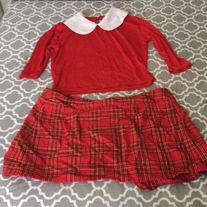 2 Piece School Girl Costume
